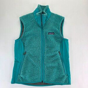 Patagonia Classic Retro X Vest Women's S Turquoise Full Zip Insulated Outerwear